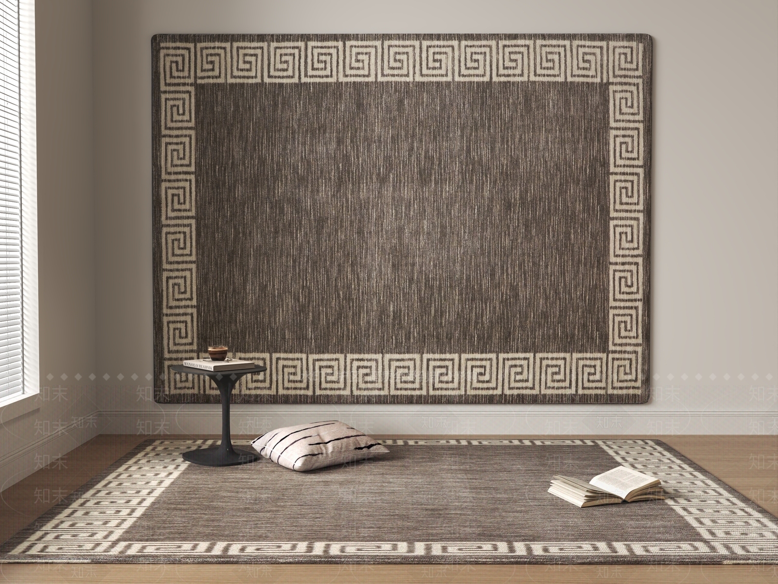 中式新中式地毯3D模型下载【ID:1201557435】