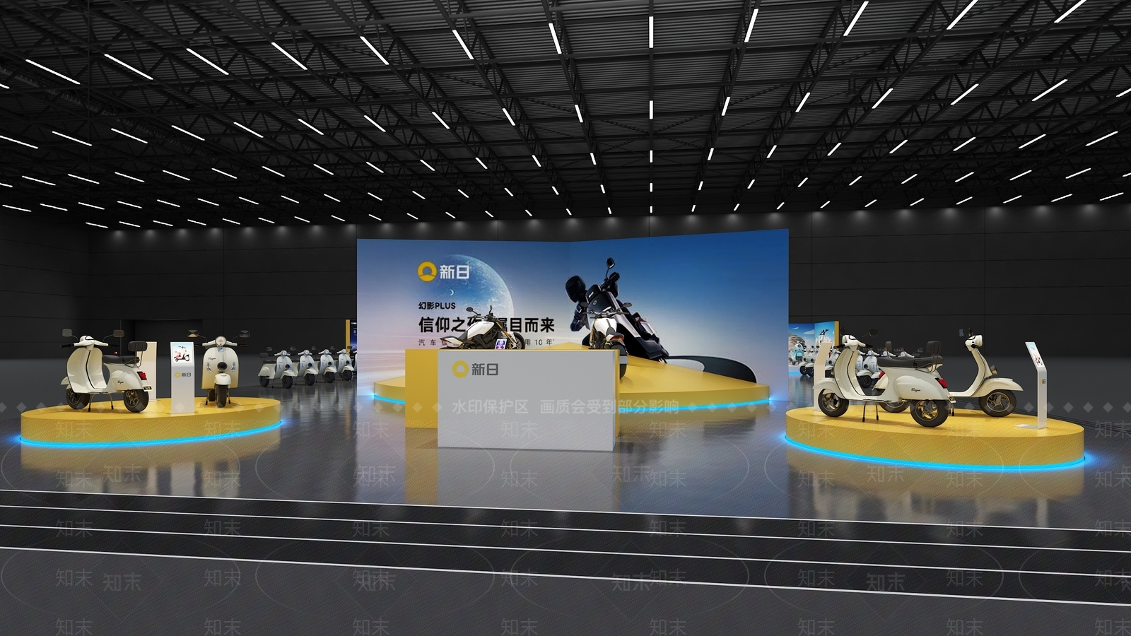 现代医疗展厅3D模型下载【ID:1201558468】