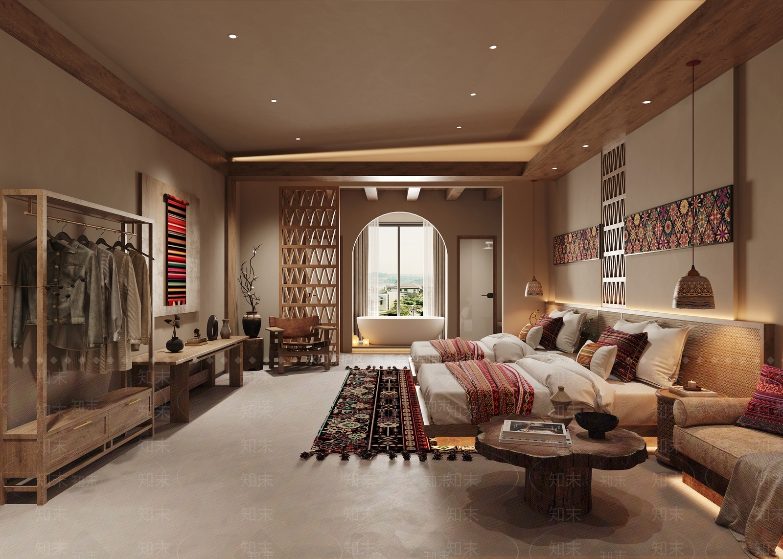侘寂民宿3D模型下载【ID:1201562360】
