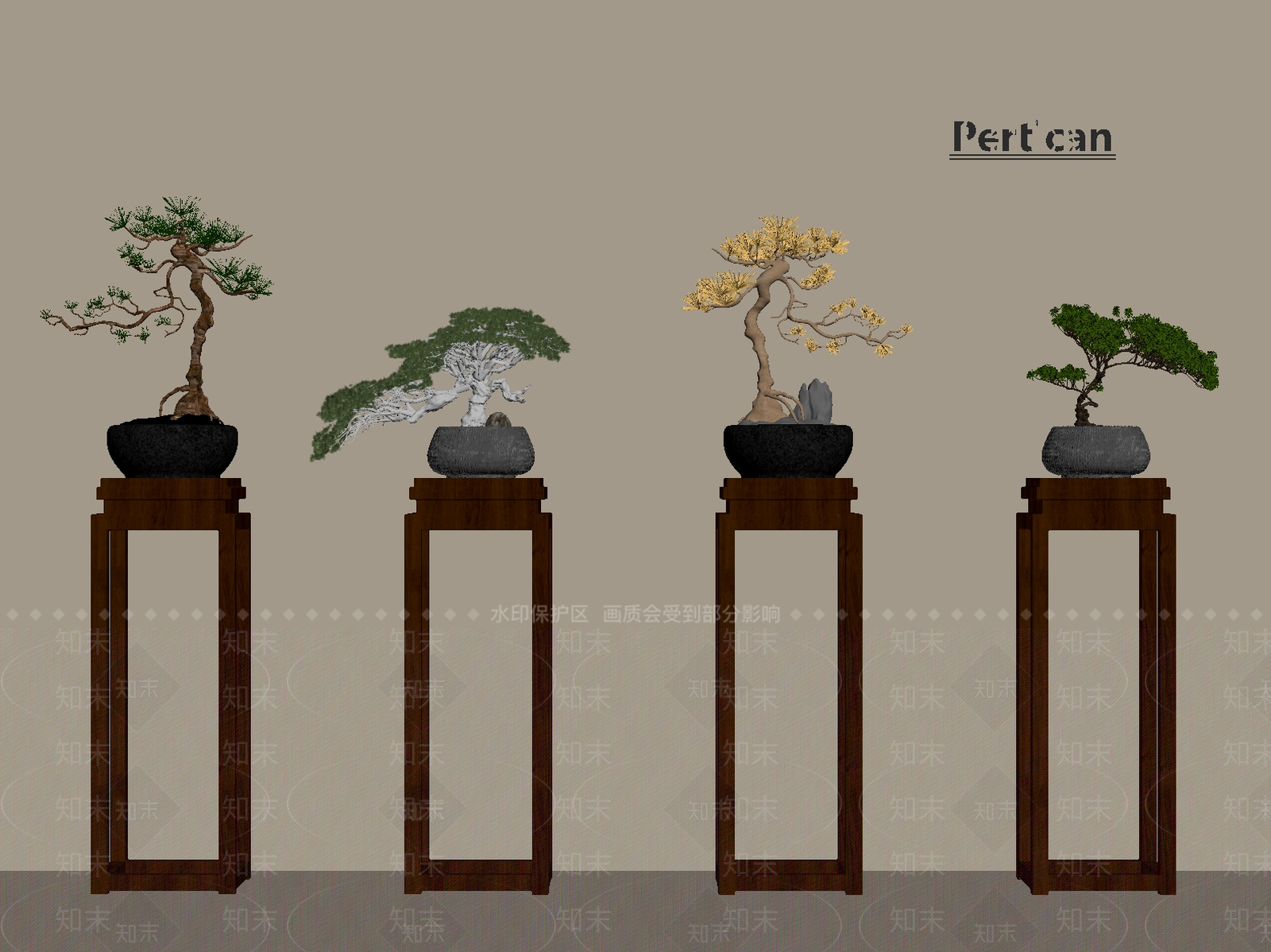 盆栽SU模型下载【ID:1201569057】