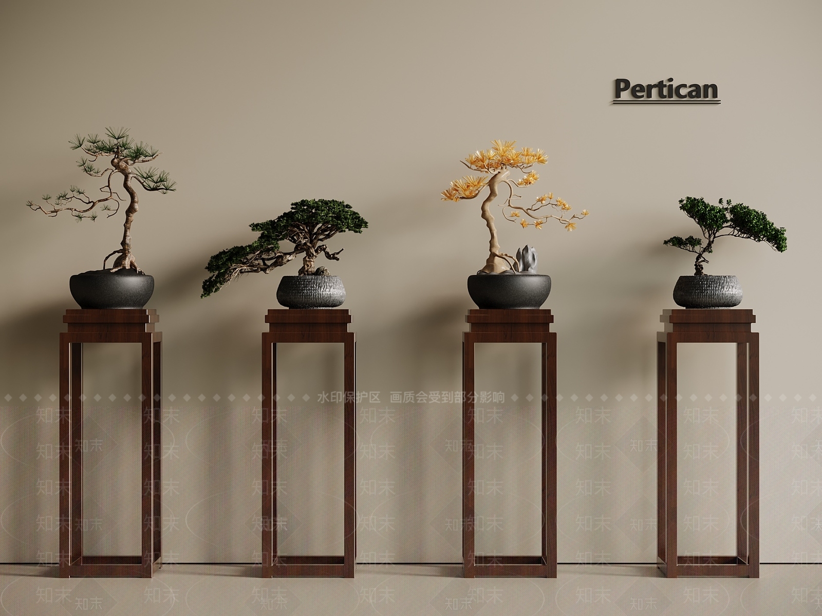 盆栽3D模型下载【ID:1201569553】