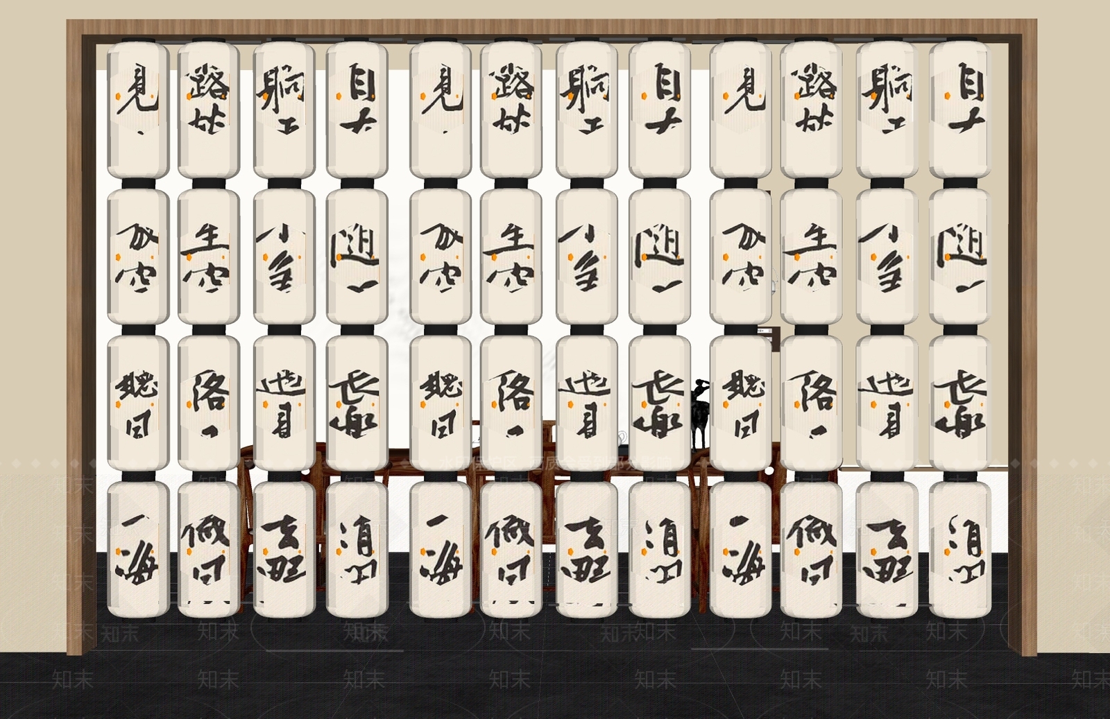 新中式灯笼SU模型下载【ID:1201569997】