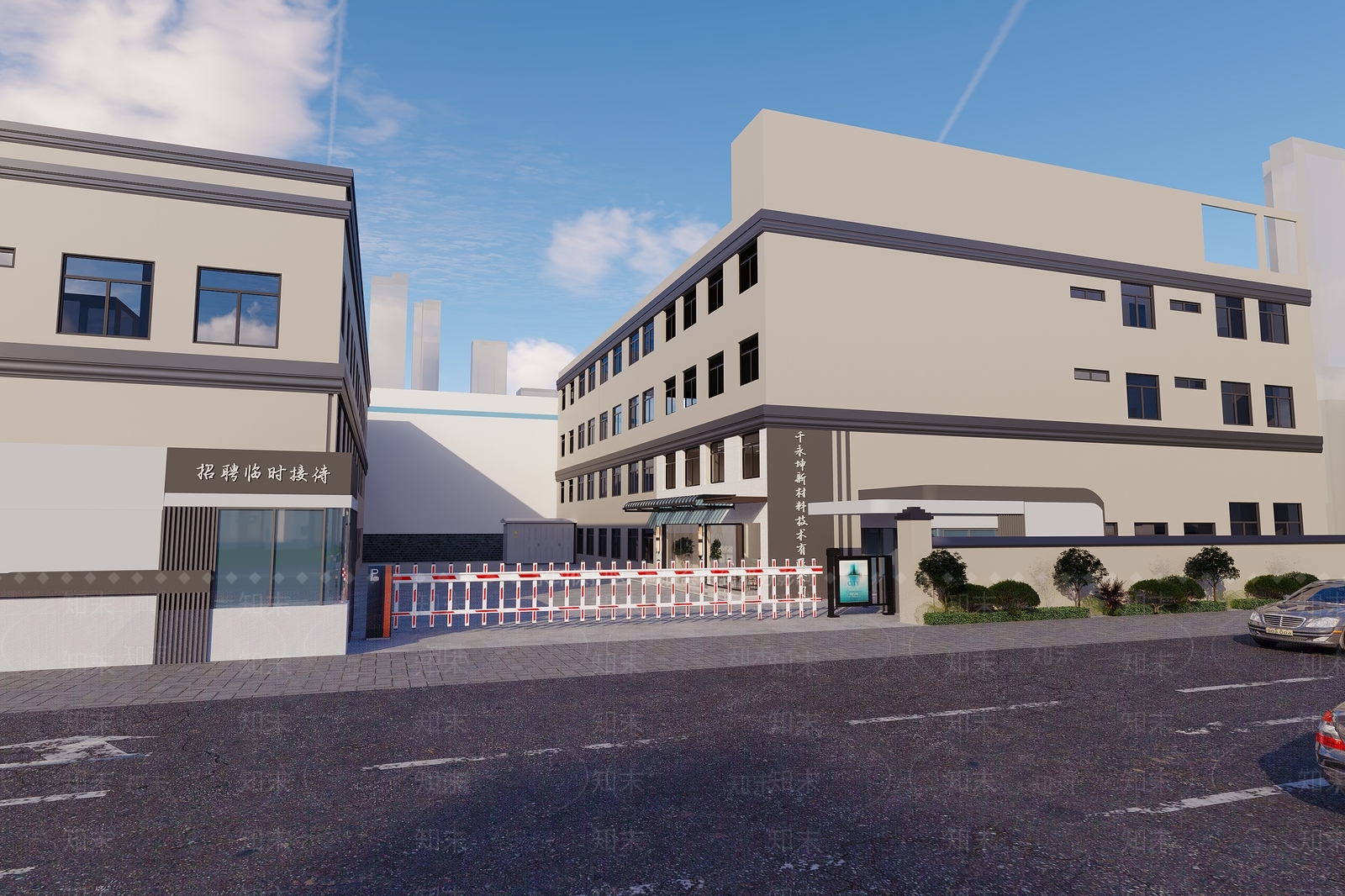 现代厂房3D模型下载【ID:1201570013】