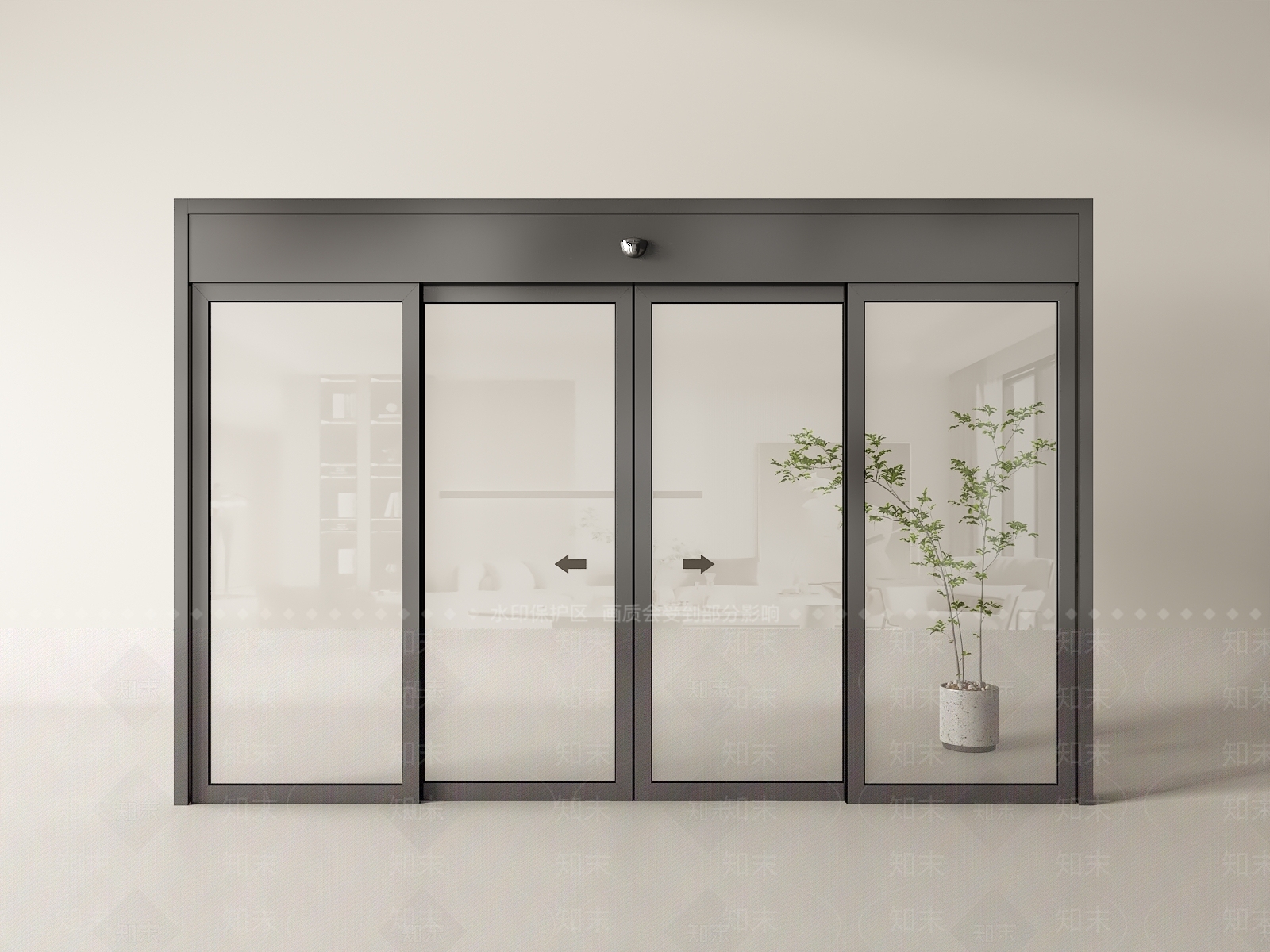 现代推拉门3D模型下载【ID:1201571173】