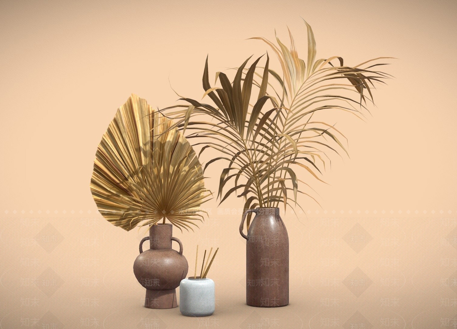 现代花艺3D模型下载【ID:1201570776】