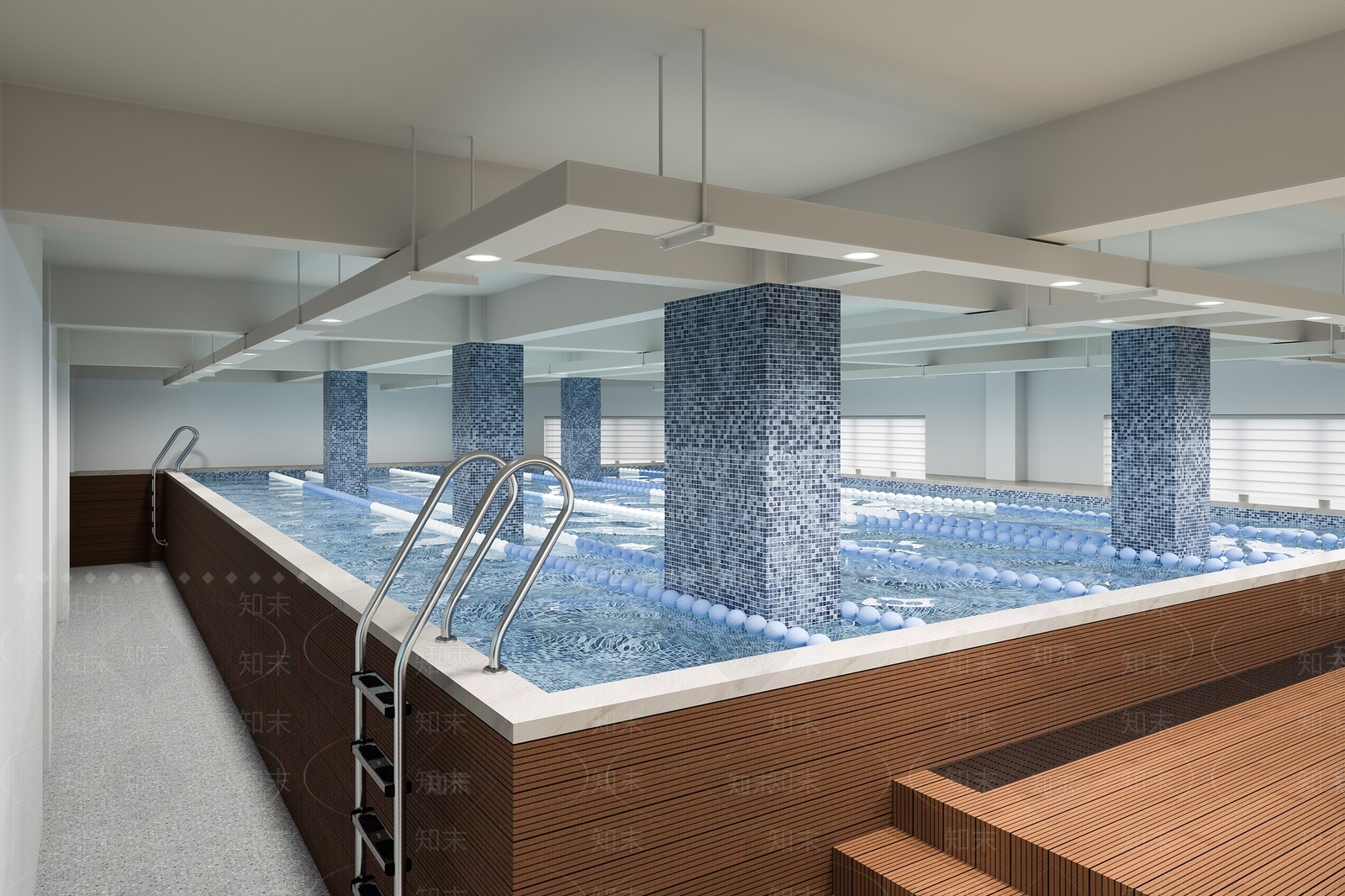 现代游泳馆3D模型下载【ID:1201571166】