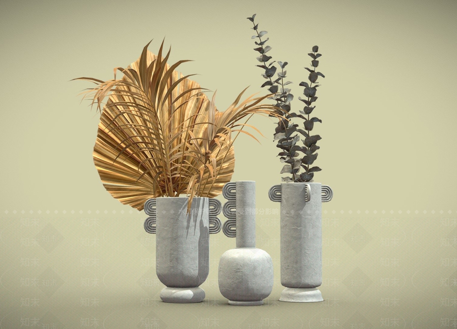 盆栽3D模型下载【ID:1201571691】