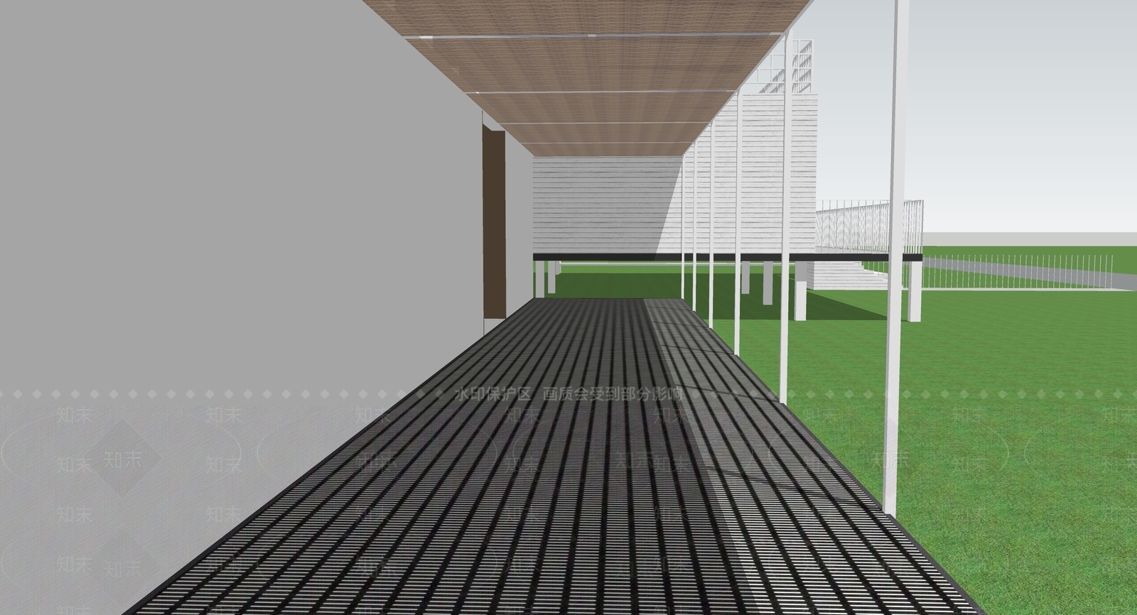 现代简约风格建筑SU模型下载【ID:1201572696】
