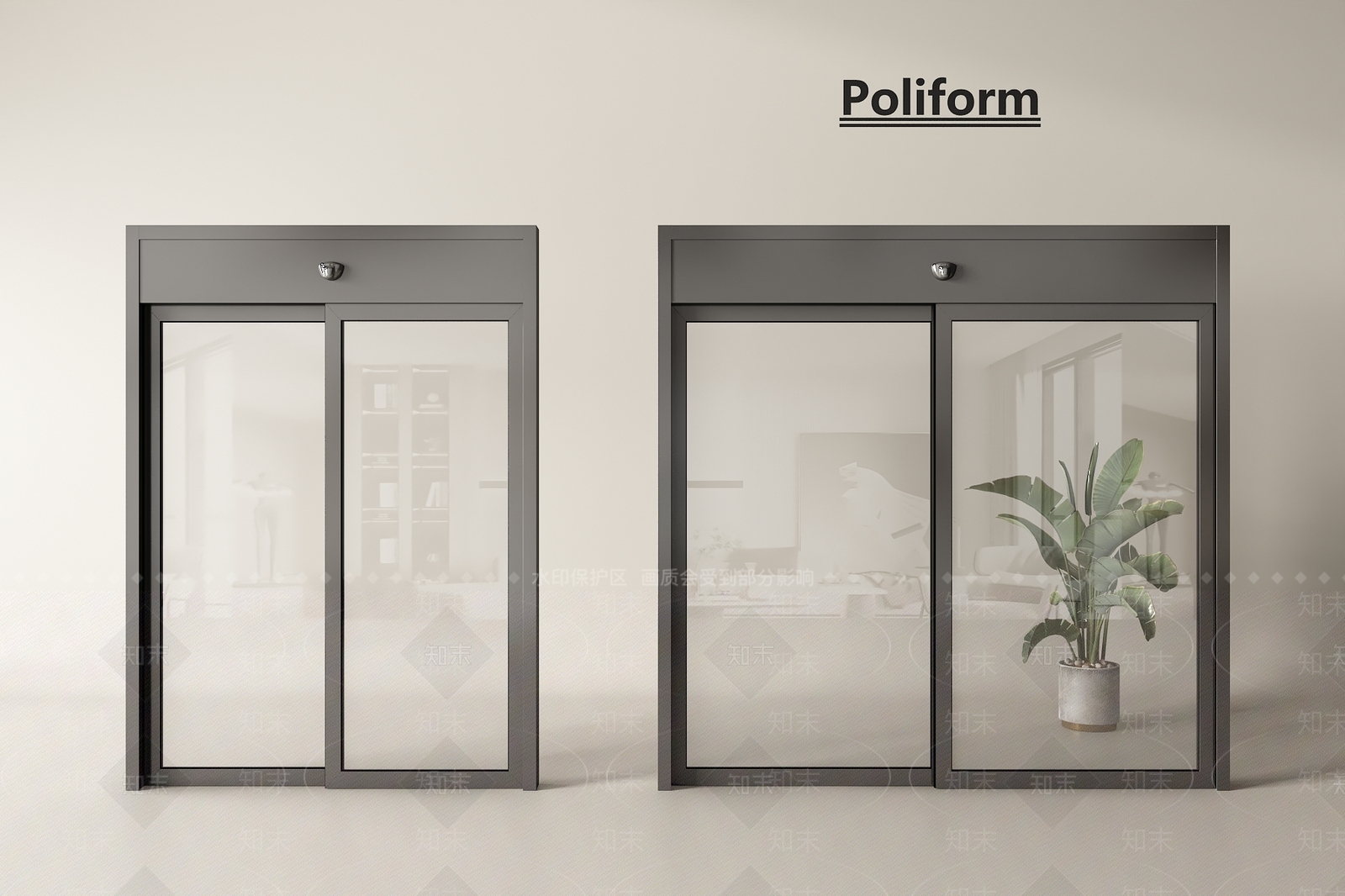 现代推拉门SU模型下载【ID:1201573439】