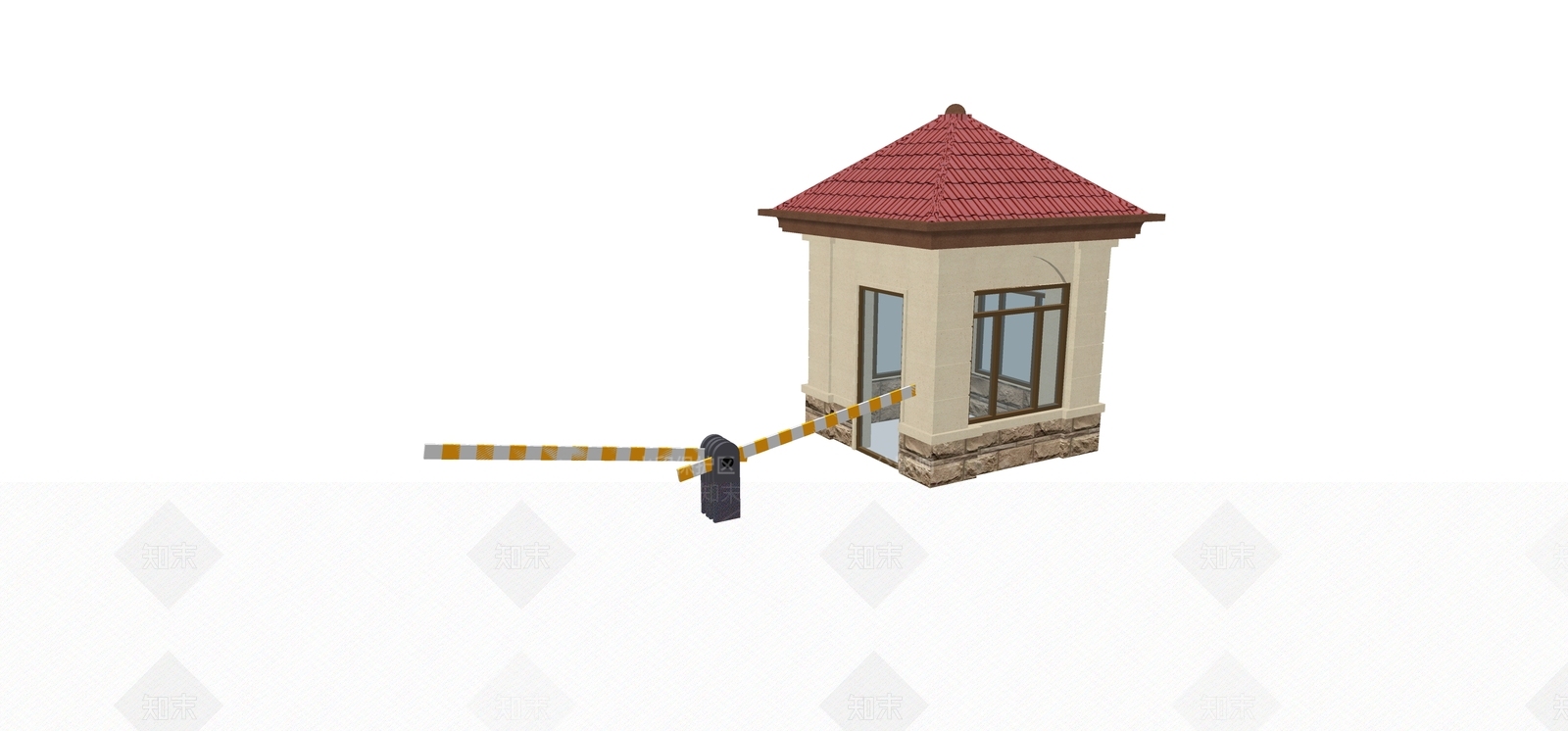 现代门头SU模型下载【ID:1201583780】