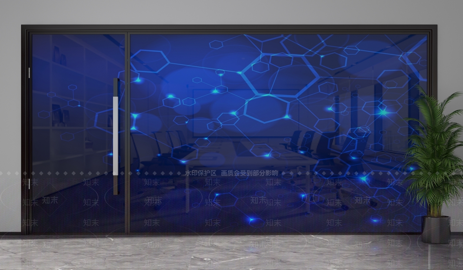 现代隔断3D模型下载【ID:1201585129】