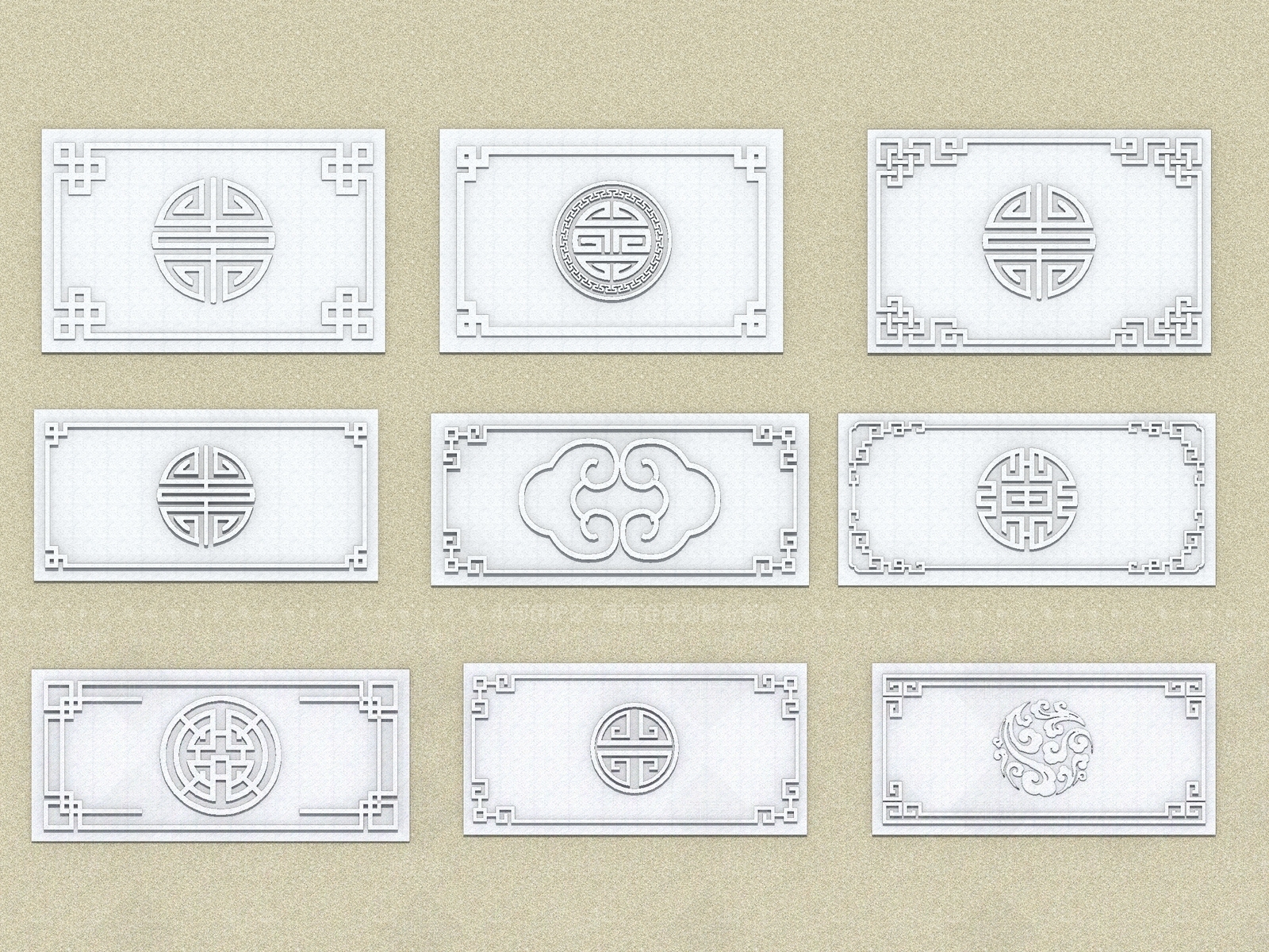 中式新中式雕花SU模型下载【ID:1201587784】