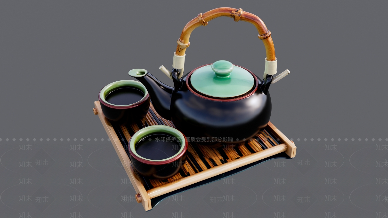 现代摆件组合SU模型下载【ID:1201588381】