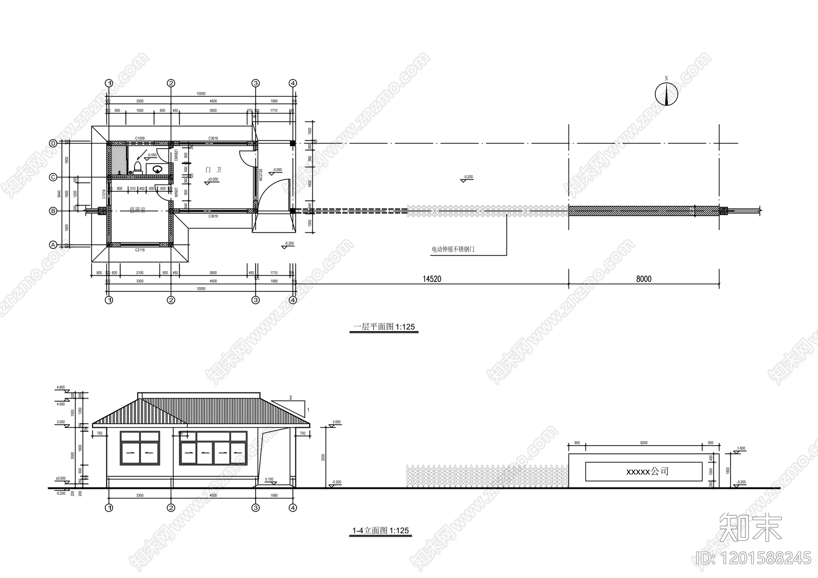 建筑平面布置图施工图下载【ID:1201588245】