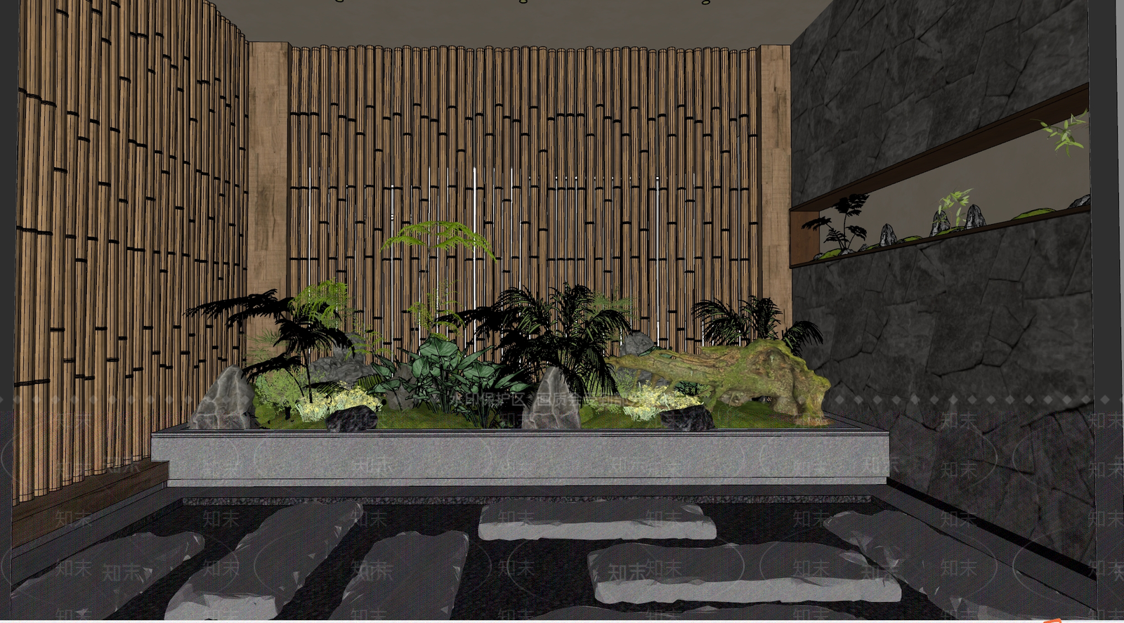植物组合SU模型下载【ID:1201588258】