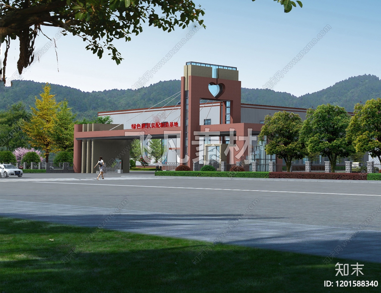 现代门卫室建筑cad施工图下载【ID:1201588340】