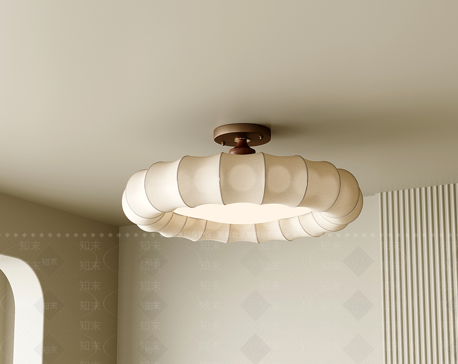 法式中古吸顶灯3D模型下载【ID:1201589873】