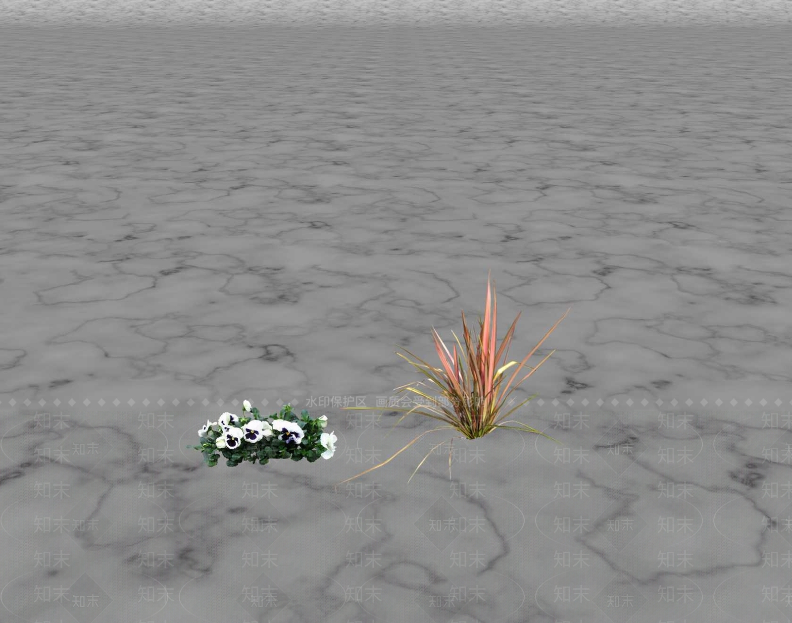 花草SU模型下载【ID:1201593745】