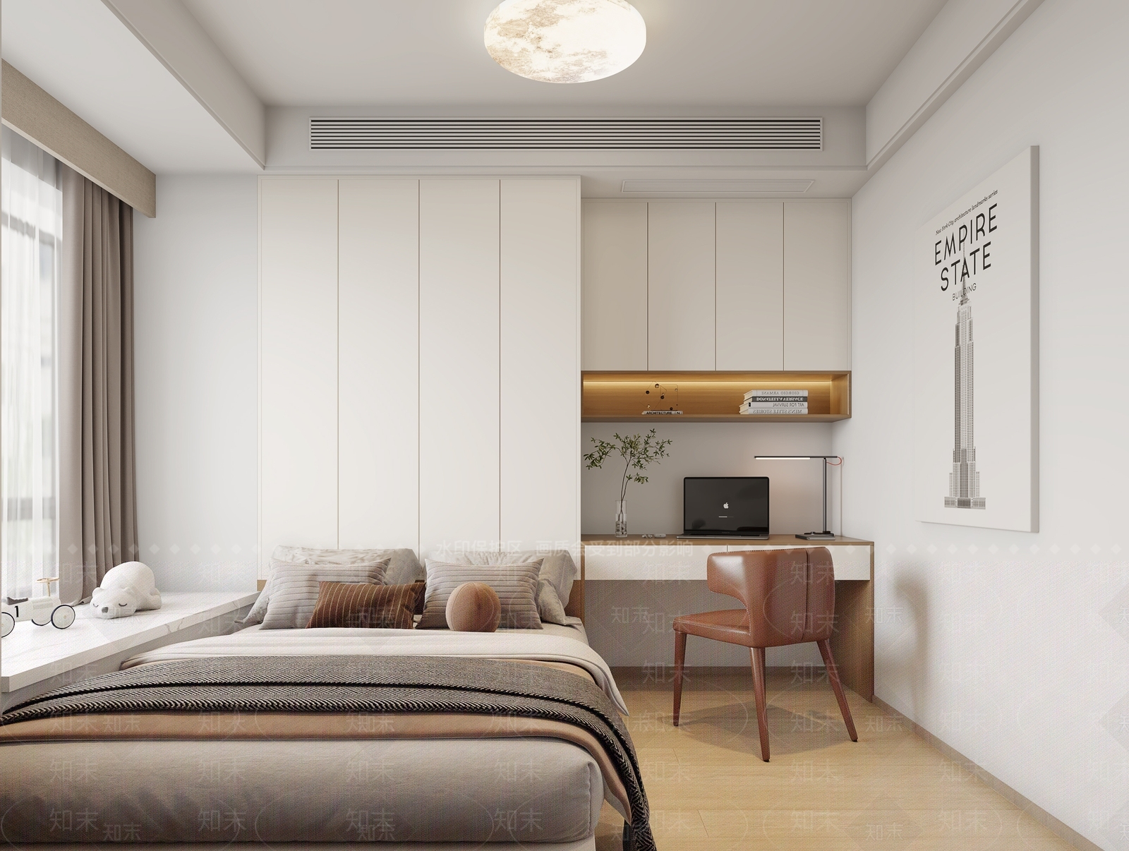 现代家居卧室3D模型下载【ID:1201596796】