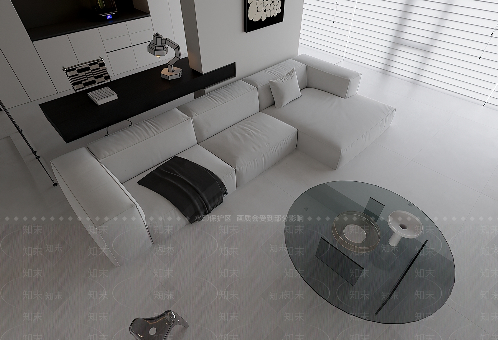 现代多人沙发3D模型下载【ID:1201600274】
