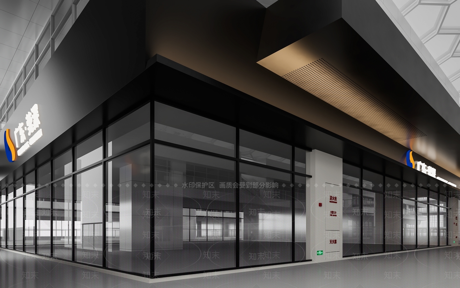 现代门头3D模型下载【ID:1201603503】