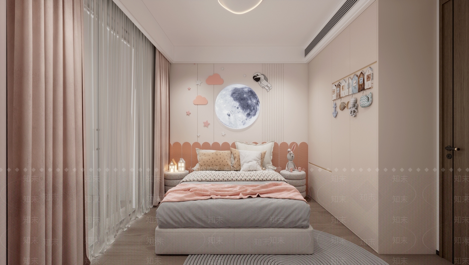 现代家居卧室3D模型下载【ID:1201606208】