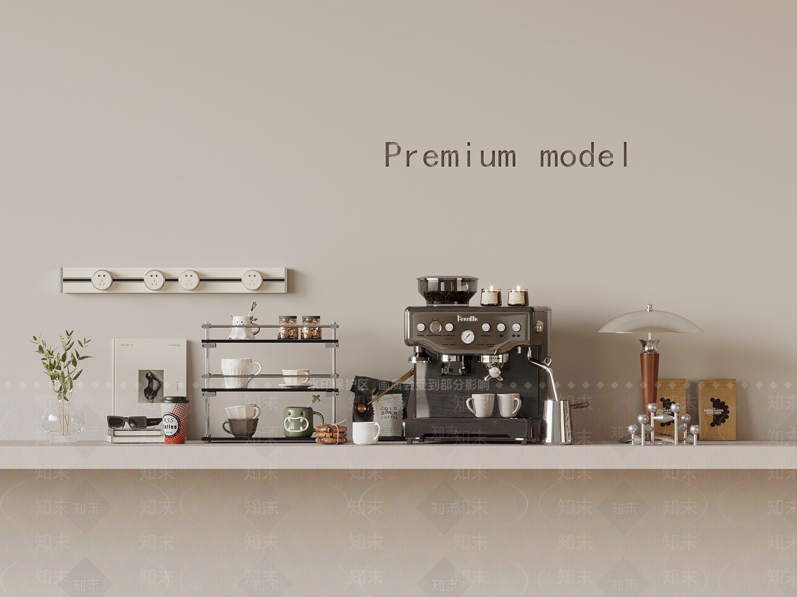 咖啡机3D模型下载【ID:1201612338】