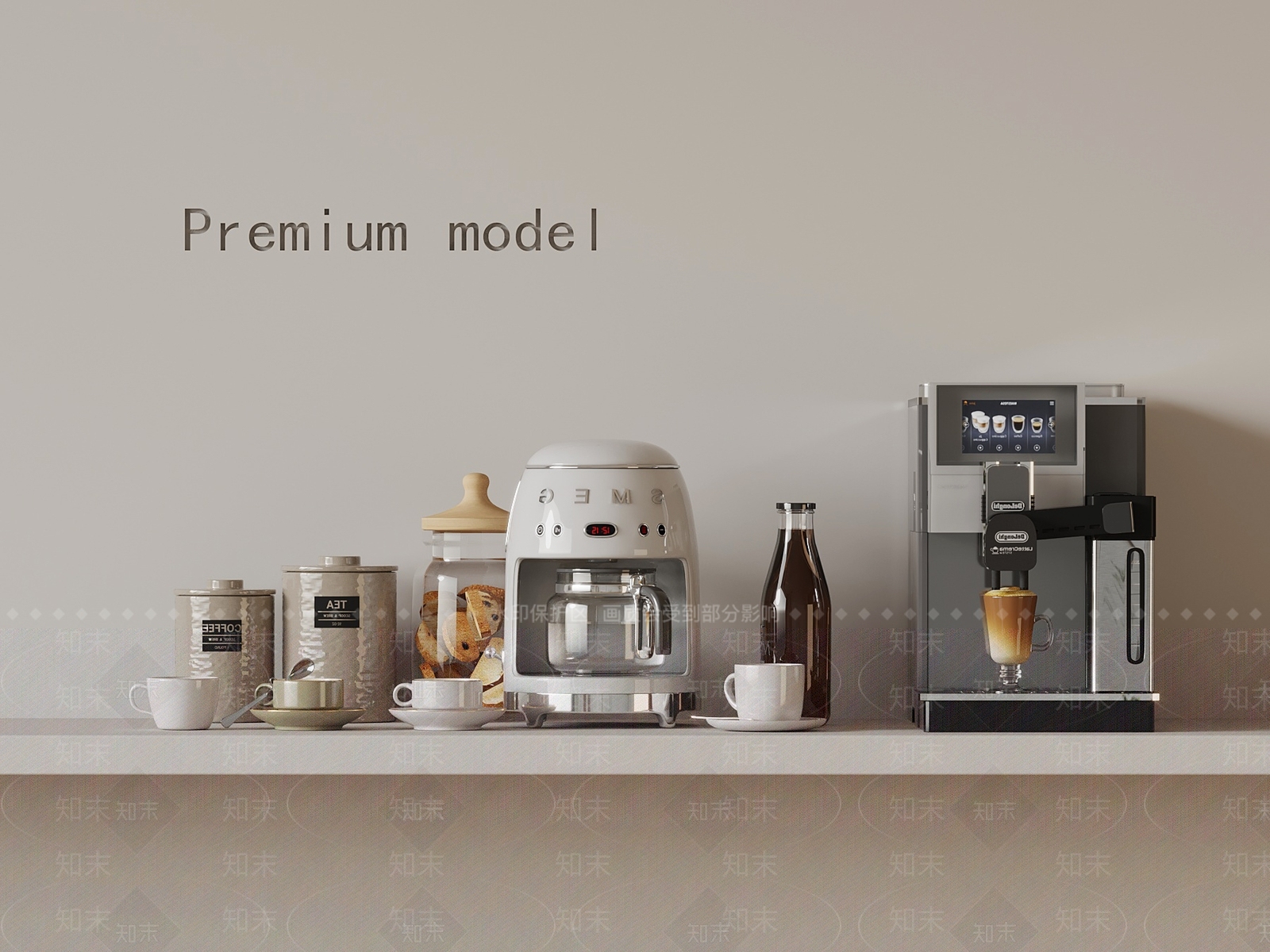 咖啡机SU模型下载【ID:1201612467】
