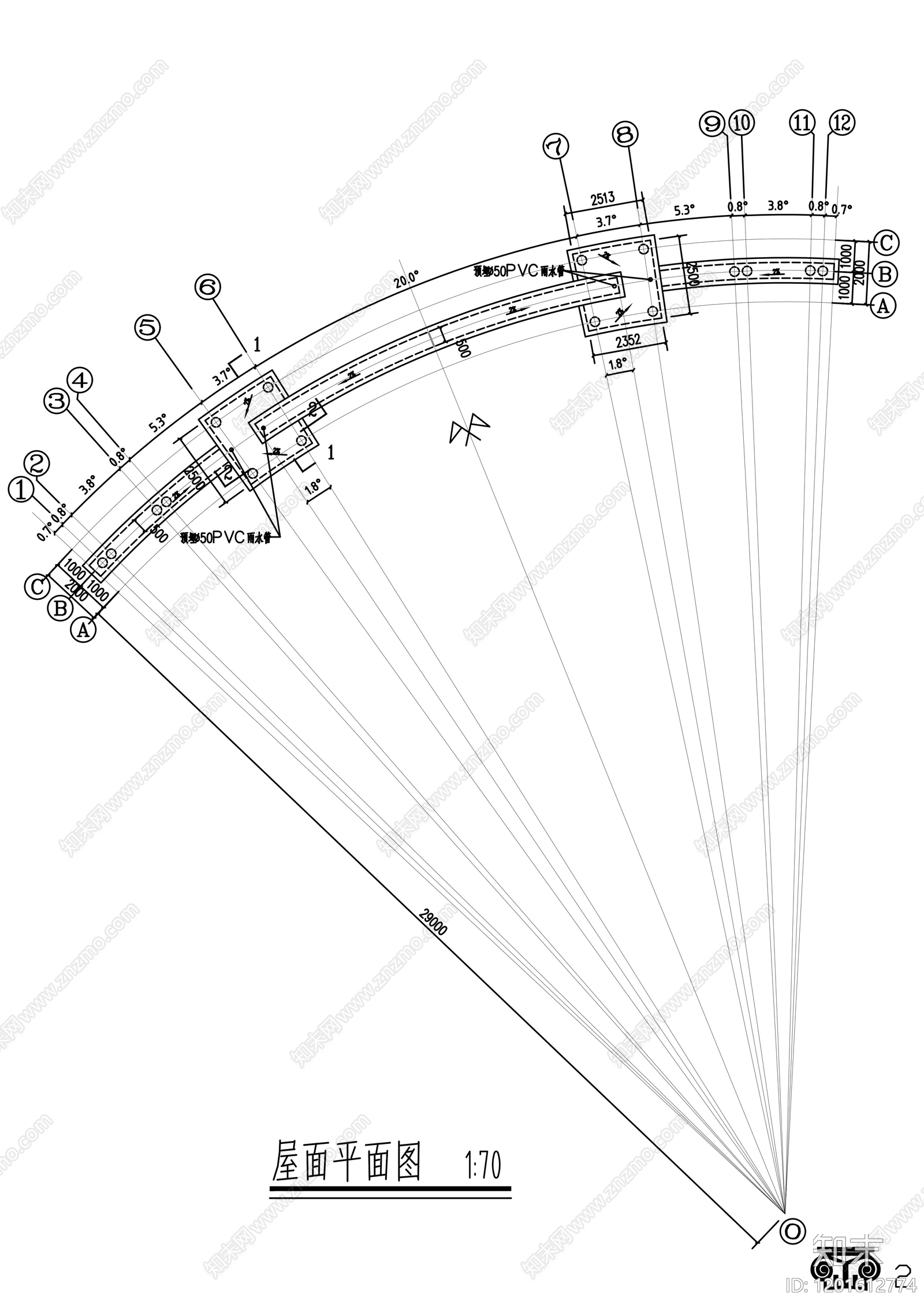 现代门卫室建筑cad施工图下载【ID:1201612774】