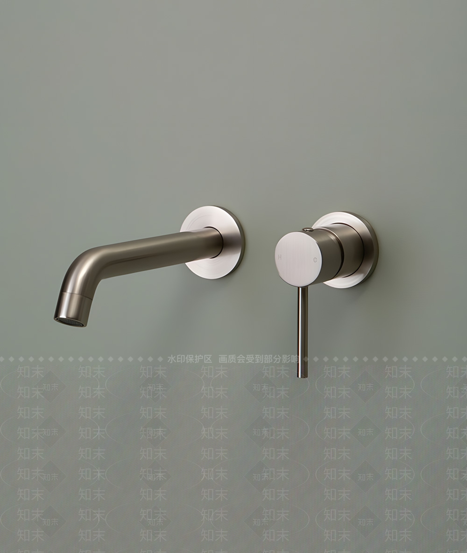 现代水龙头3D模型下载【ID:1201615345】