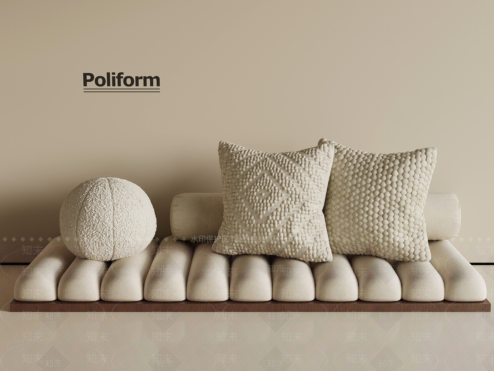 现代坐垫SU模型下载【ID:1201626612】