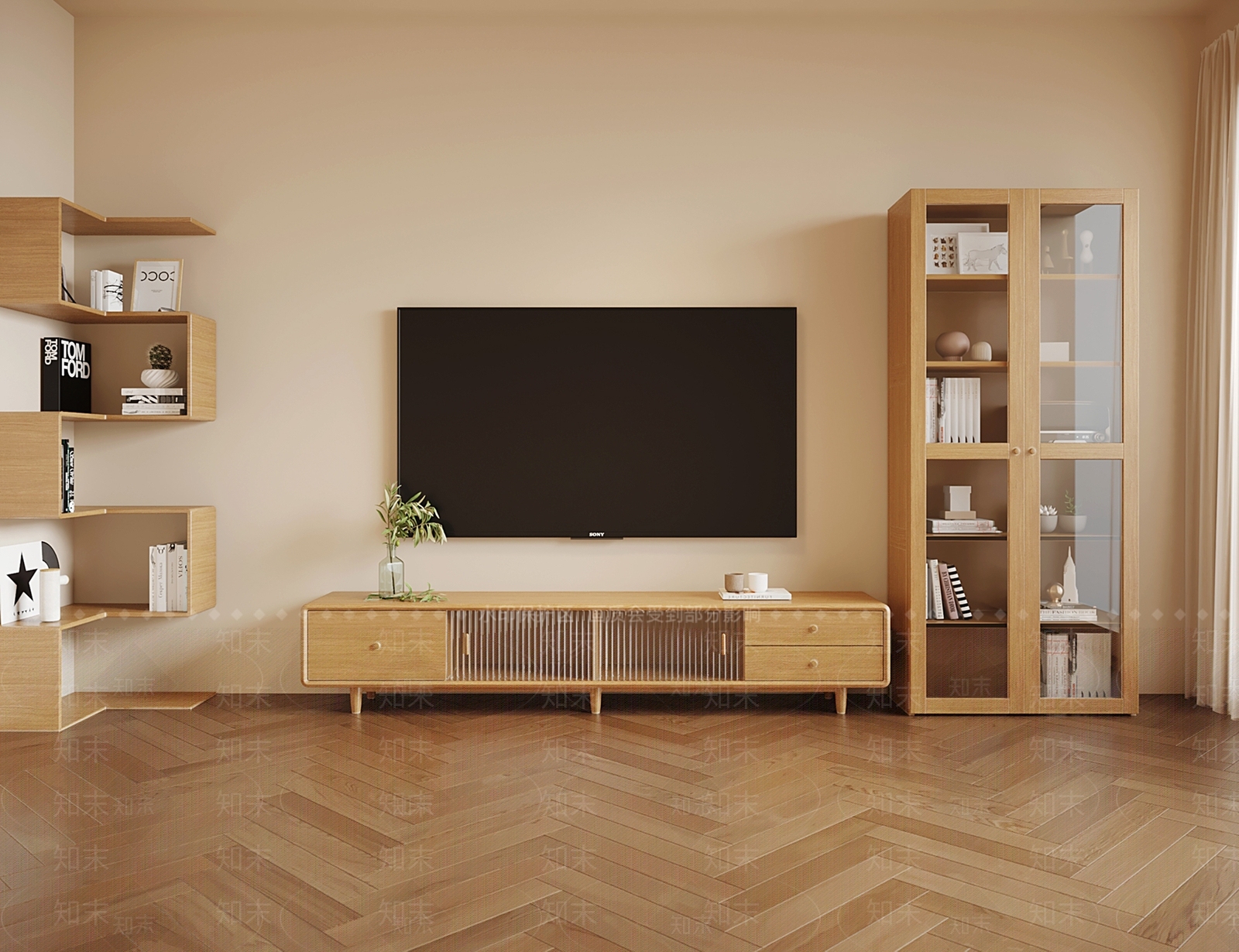 北欧电视柜3D模型下载【ID:1201627115】