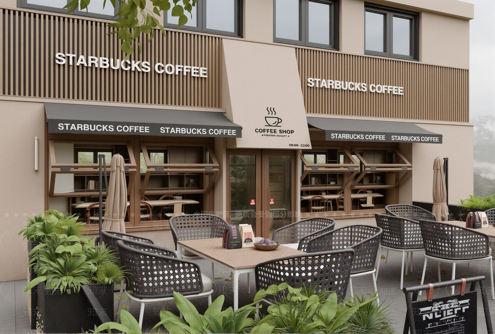 现代咖啡厅SU模型下载【ID:1201627285】