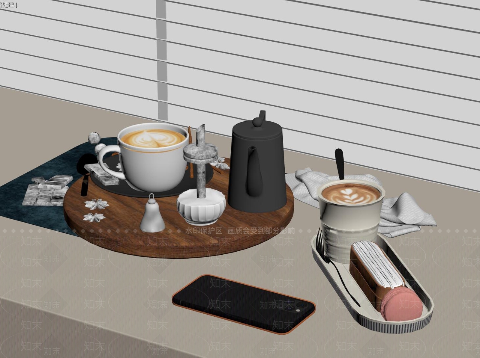茶具SU模型下载【ID:1201630749】