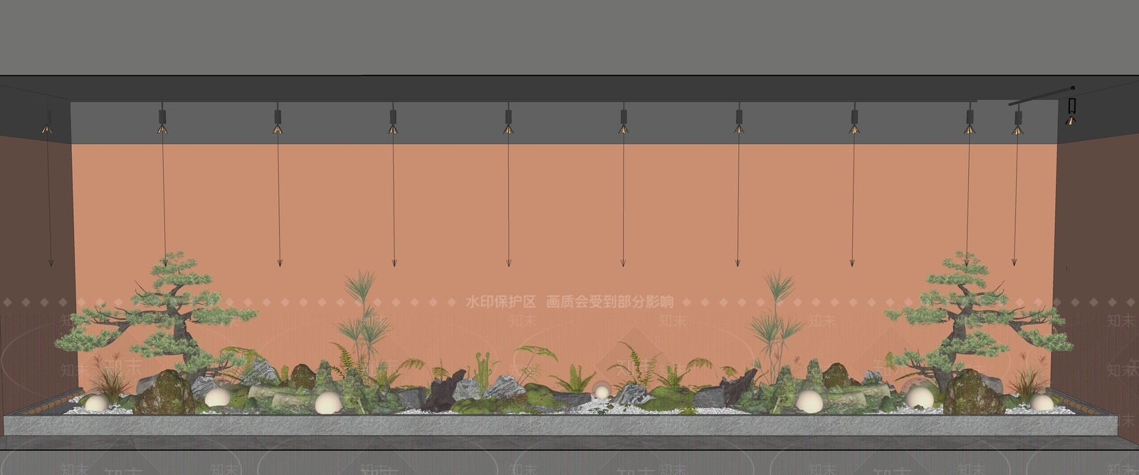 新中式现代中餐厅SU模型下载【ID:1201632168】