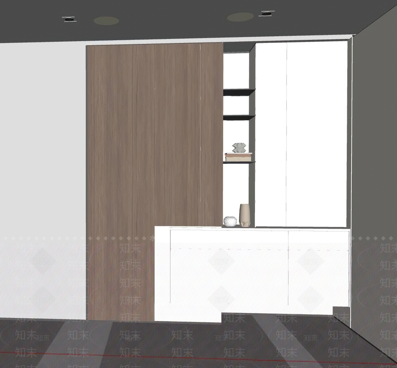 现代玄关SU模型下载【ID:1201635004】
