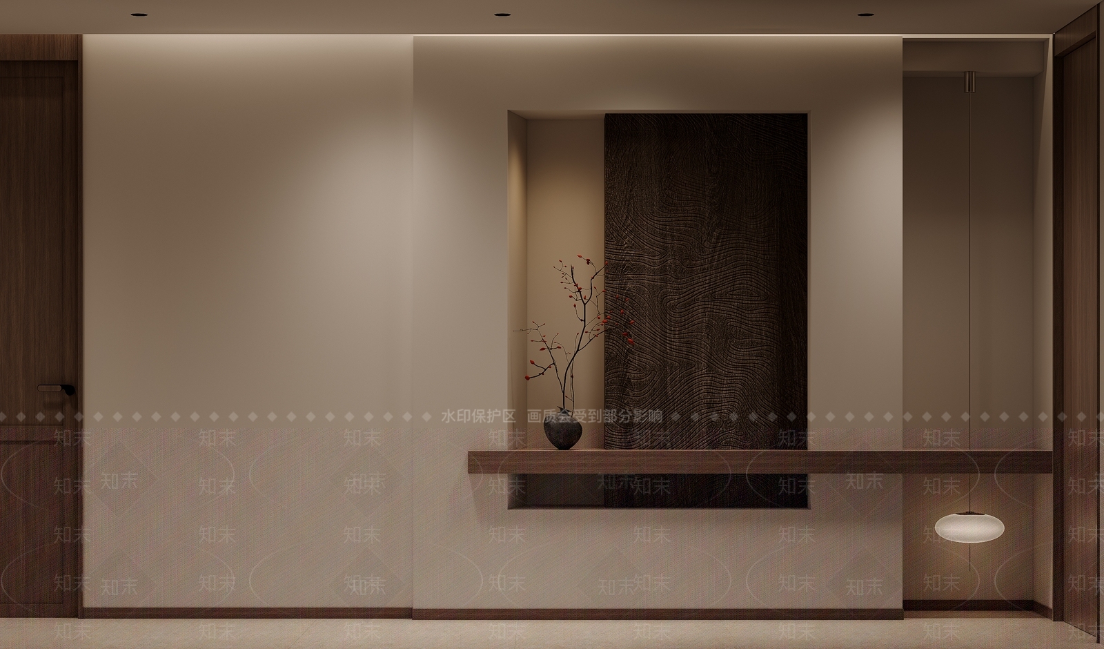 现代玄关SU模型下载【ID:1201635416】