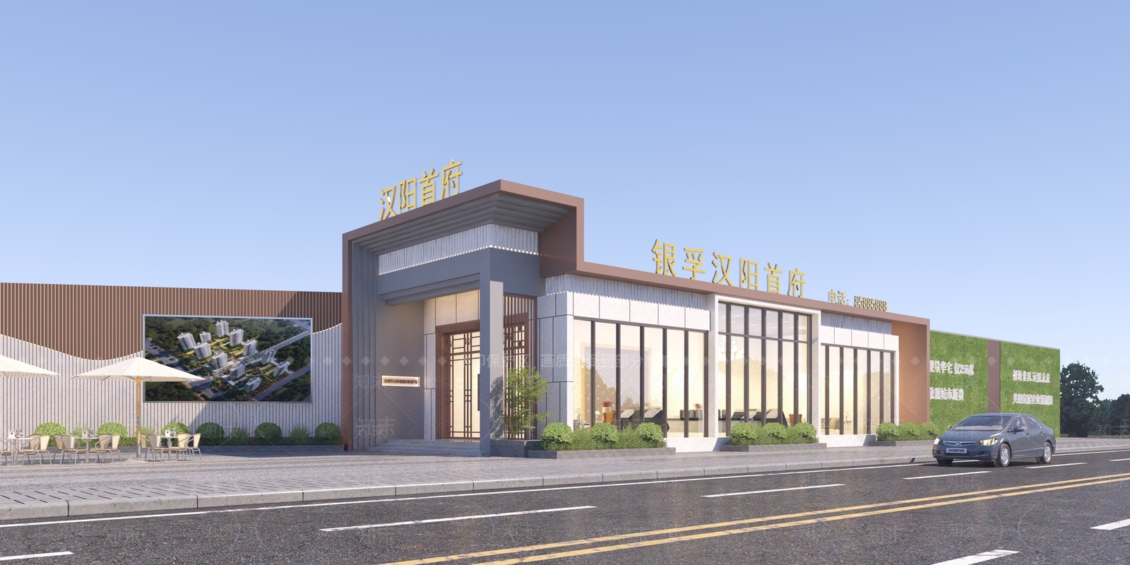 现代小公建SU模型下载【ID:1201687473】