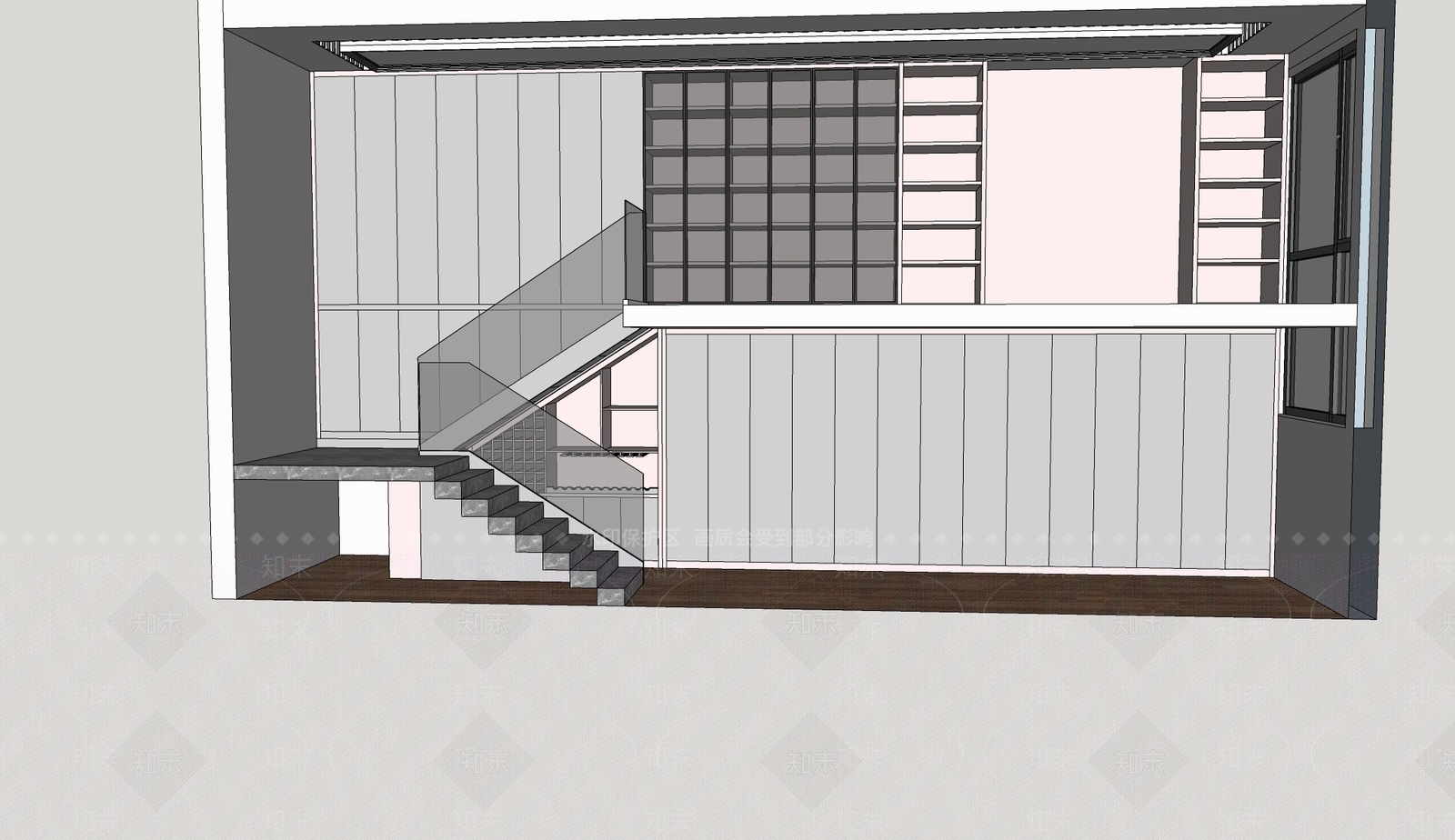 现代其他柜子SU模型下载【ID:1201654670】