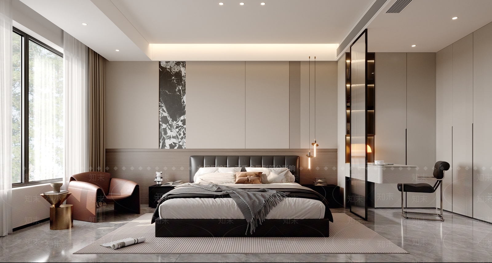 现代玄关3D模型下载【ID:1221489384】