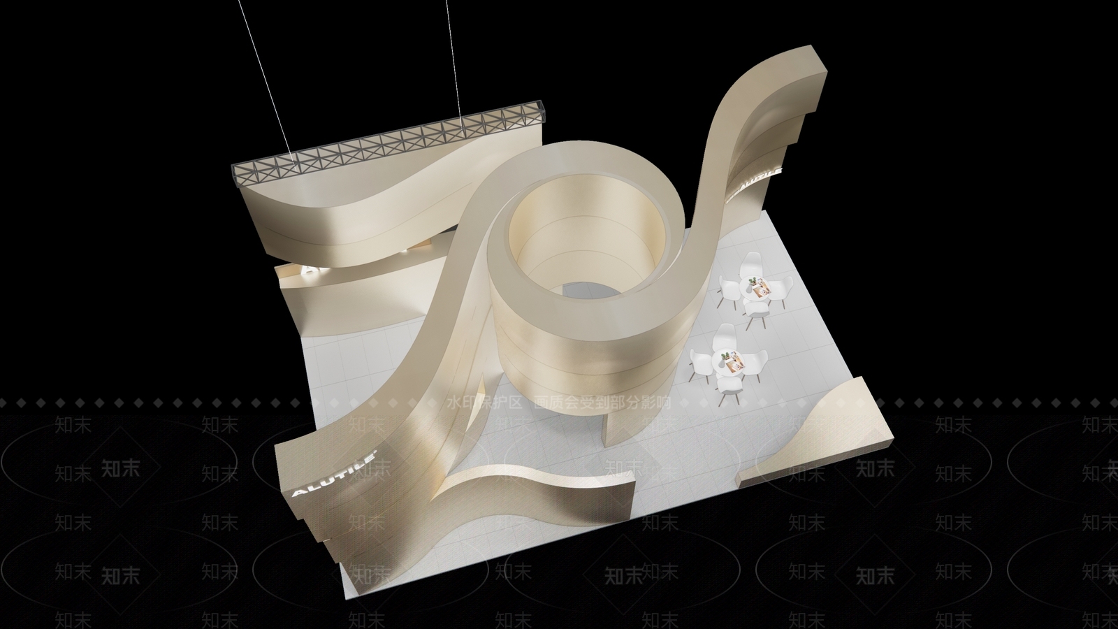 现代其他展台SU模型下载【ID:1201661107】