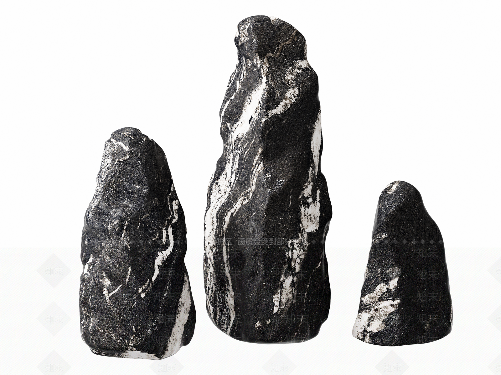 现代景观石SU模型下载【ID:1201664167】