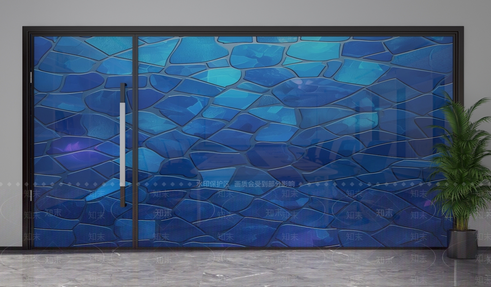 现代隔断3D模型下载【ID:1201666472】