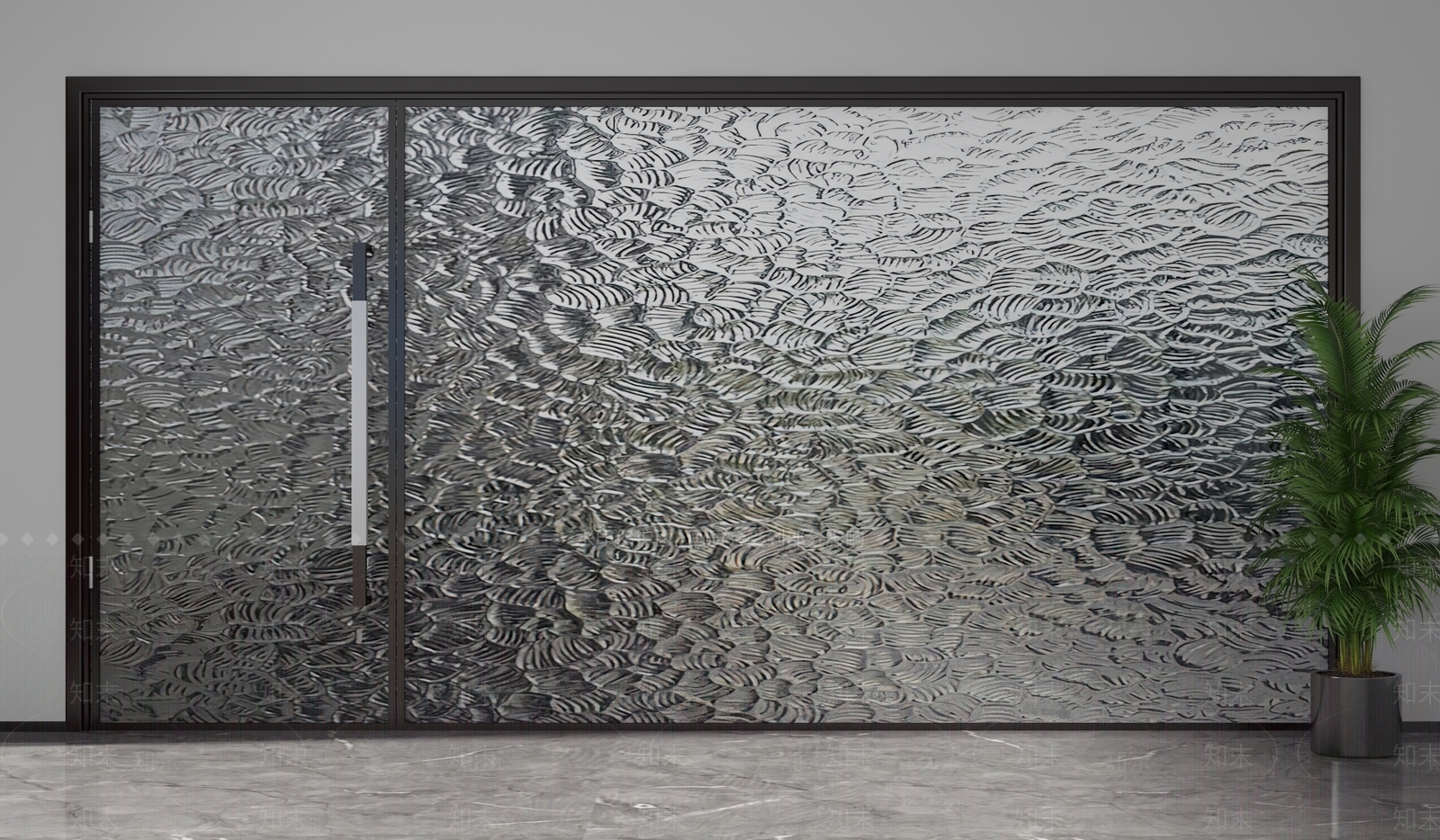 现代隔断3D模型下载【ID:1201666475】