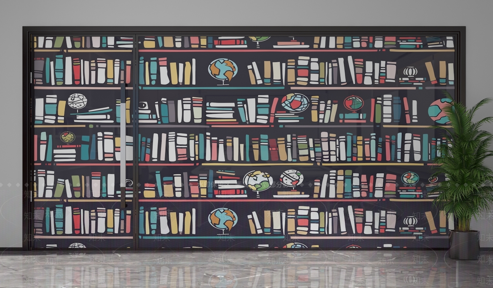 现代隔断3D模型下载【ID:1201666711】