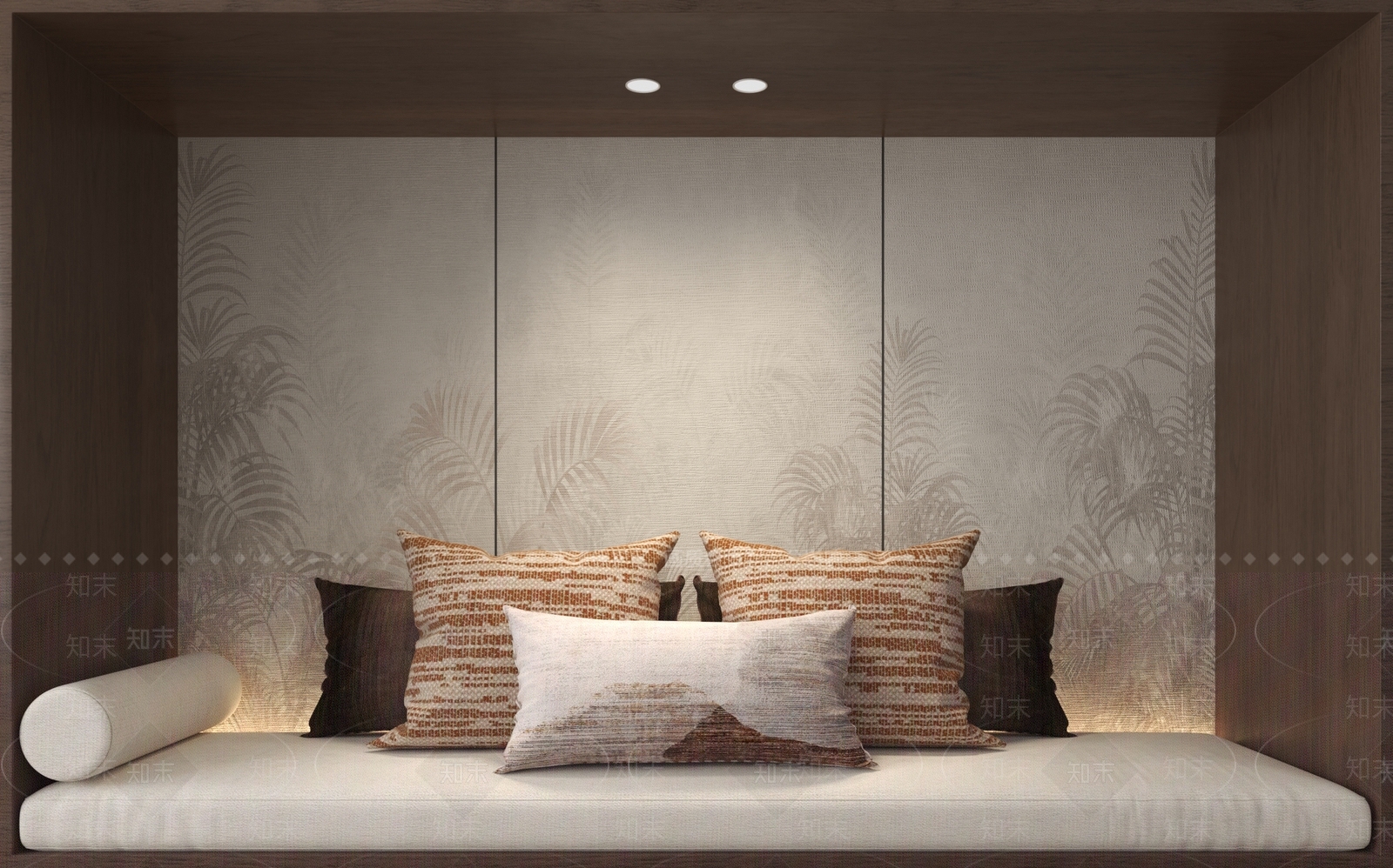 现代新中式抱枕3D模型下载【ID:1201668751】