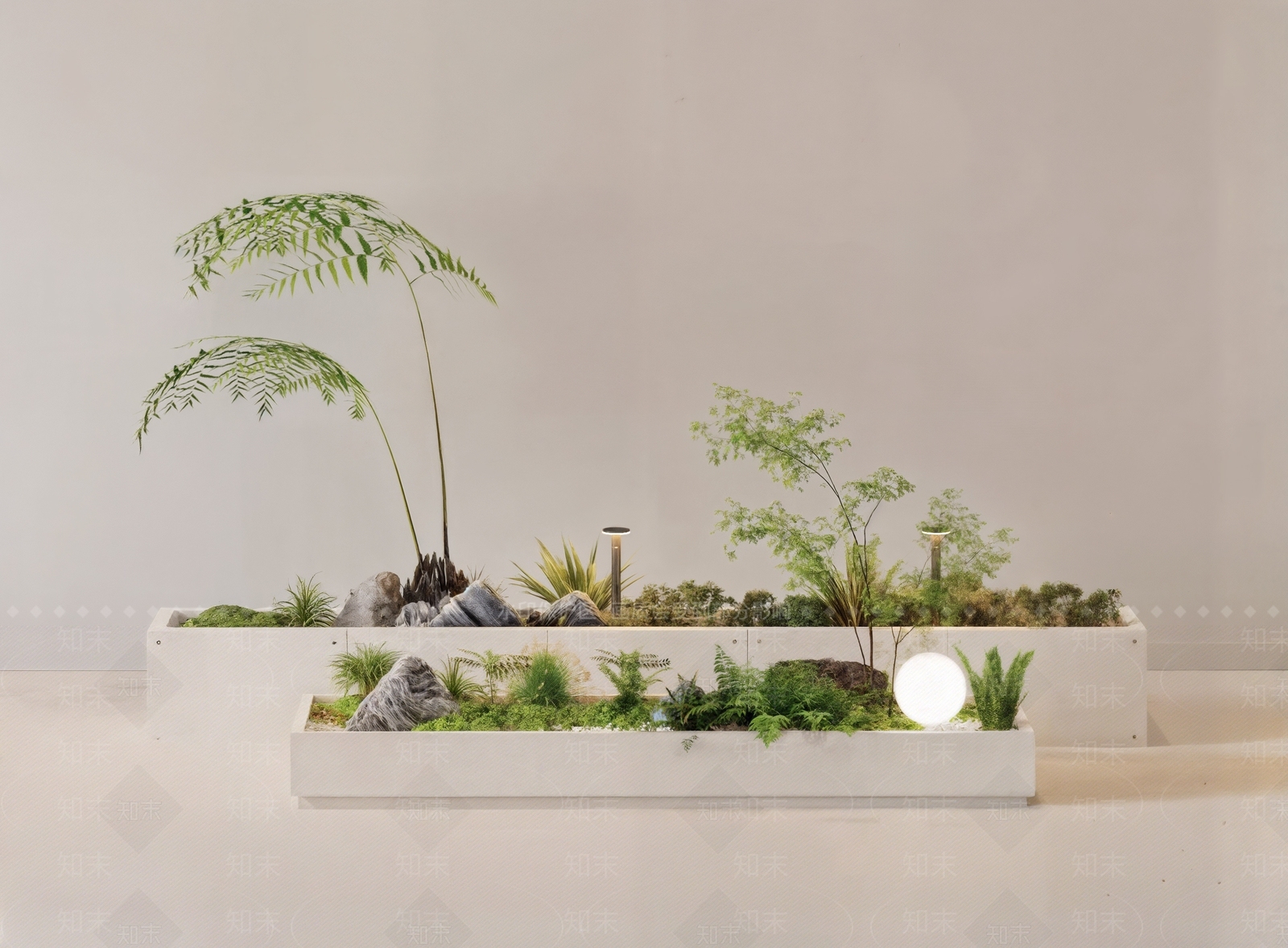 植物堆3D模型下载【ID:1201668978】