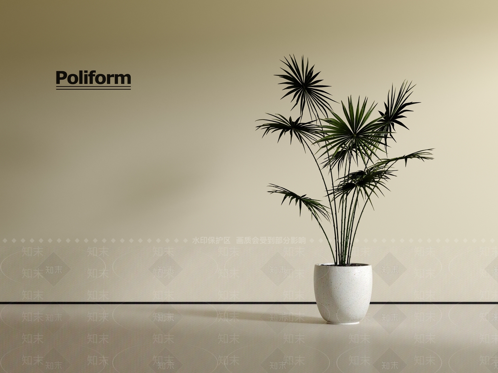 盆栽3D模型下载【ID:1201669317】