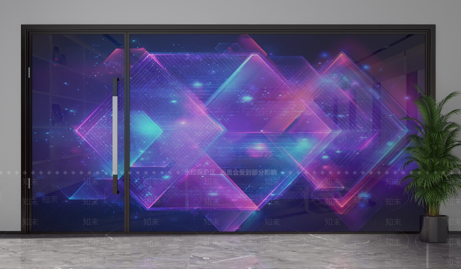现代隔断3D模型下载【ID:1201669705】