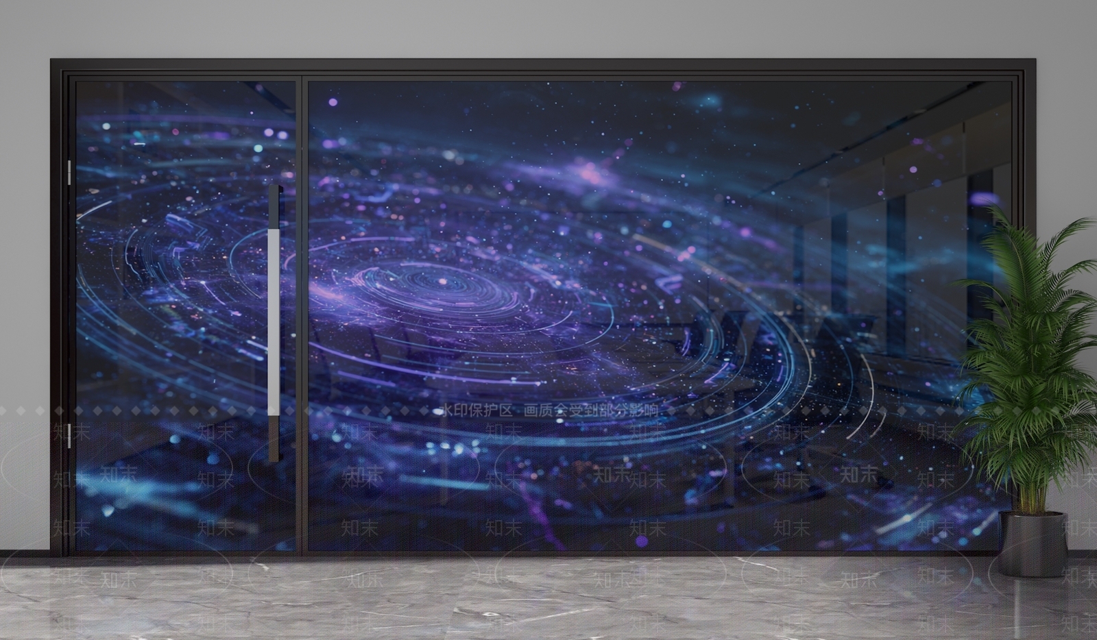 现代隔断3D模型下载【ID:1201669801】